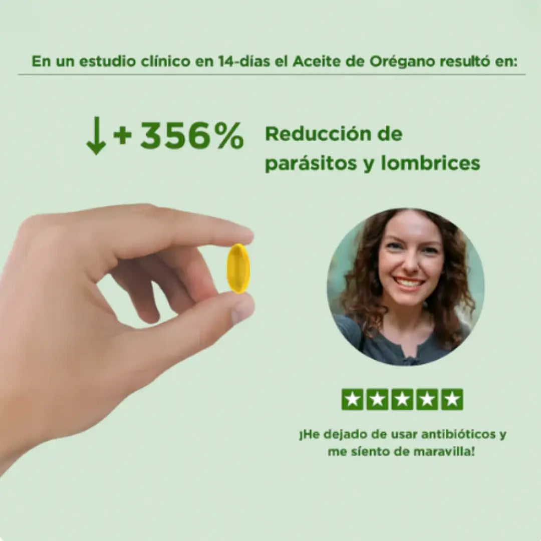 ¿Cansado de luchar contra infecciones que no desaparecen? Recupera tu bienestar y confianza con nuestras capsulas de Aceite de Orégano.
